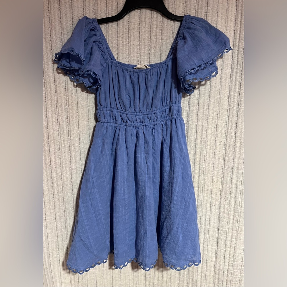 Elegant Blue Mini Dress for Women